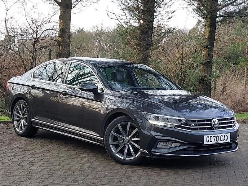 Grey Used 2020 VW Passat R-line Sedan | £15,998 (A bit pricey) - Image 1/4