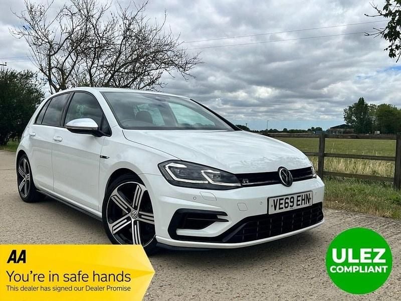 White Used 2019 VW Golf VII R Hatchback | £19,150 (Super price) - Image 1/4