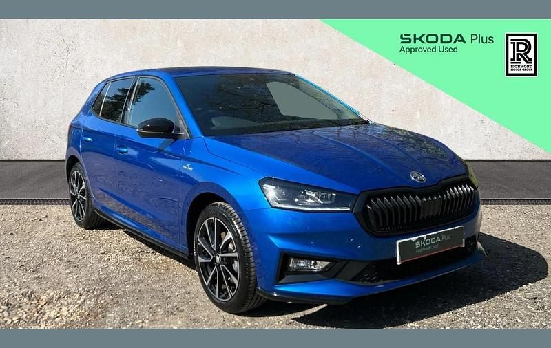Used Skoda Fabia Monte Carlo 116 HP (85 kW) 2025 Blue Hatchback