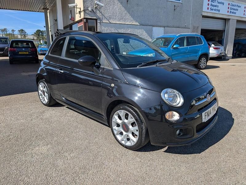 Usado Fiat 500C S 2014 Negro Descapotable