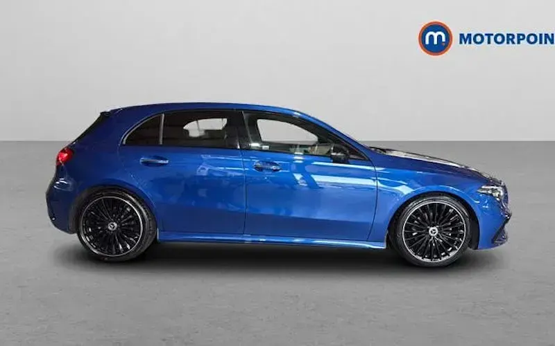 Used Mercedes A200 AMG Line Premium Plus 163 HP (119 kW) 2025 Blue Hatchback