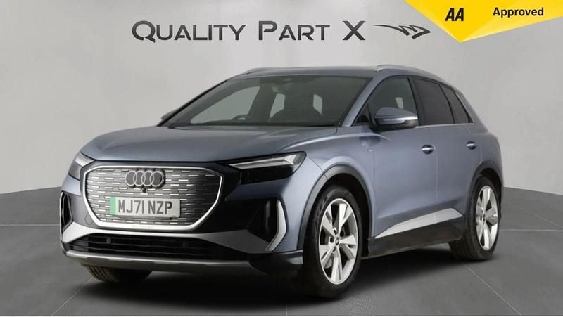 Used Audi Q4 e-tron S-Line 150 kW (204 HP) 2021 Blue SUV