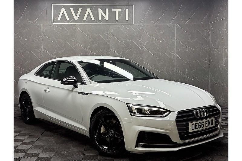 Used Audi A5 S-Line 190 HP (139 kW) 2017 White Coupe