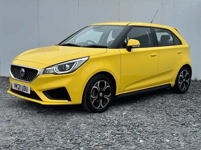 Used MG MG3 Excite 106 HP (77 kW) 2021 Yellow Hatchback