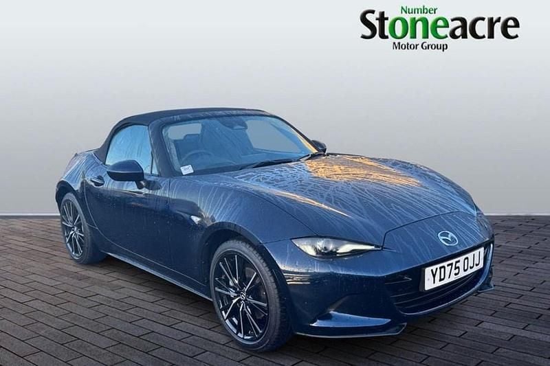 Blue New 2025 Mazda MX5 Exclusive-Line Cabriolet | £27,746 (Good price) - Image 1/1
