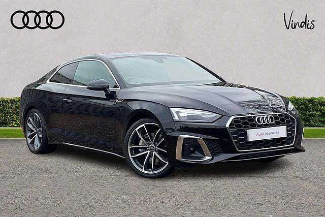 Black Used 2024 Audi A5 S-Line Coupe | £29,900 (Good price) - Image 1/4