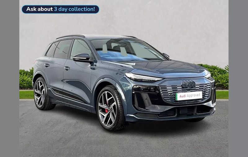 Blue Used 2024 Audi Q6 e-tron Advanced SUV | £60,431 - Image 1/4