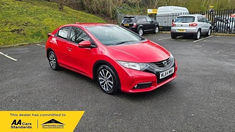 Begagnad Honda Civic SE Plus 120 HK (88 kW) 2014 Röd Halvkombi