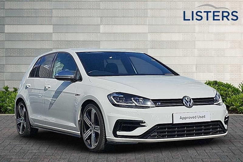 White Used 2018 VW Golf VII R Hatchback | £21,990 (Expensive) - Image 1/4