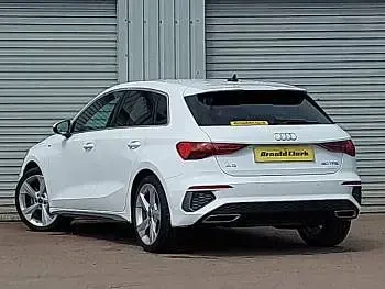 Used Audi A3 S-Line 150 HP (110 kW) 2024 White Hatchback