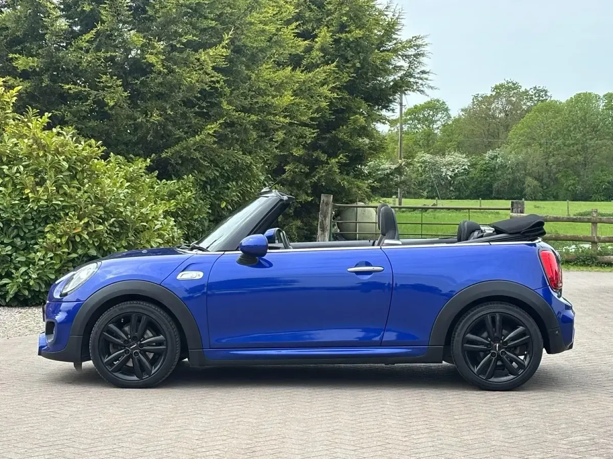 Begagnad Mini Cooper S Cabriolet 2018 Blå Cab