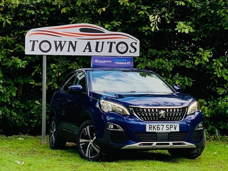 Blue Used 2017 Peugeot 3008 Allure Hatchback | £8,690 (A bit pricey) - Image 1/4