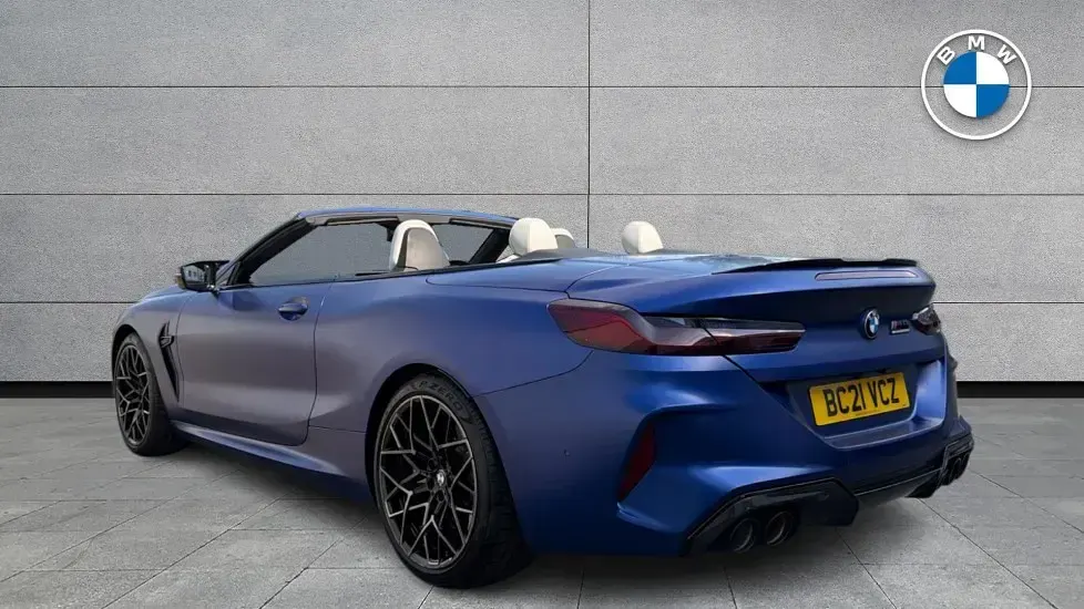 Used BMW M8 Competition Edition 616 HP (453 kW) 2021 Blue Cabriolet
