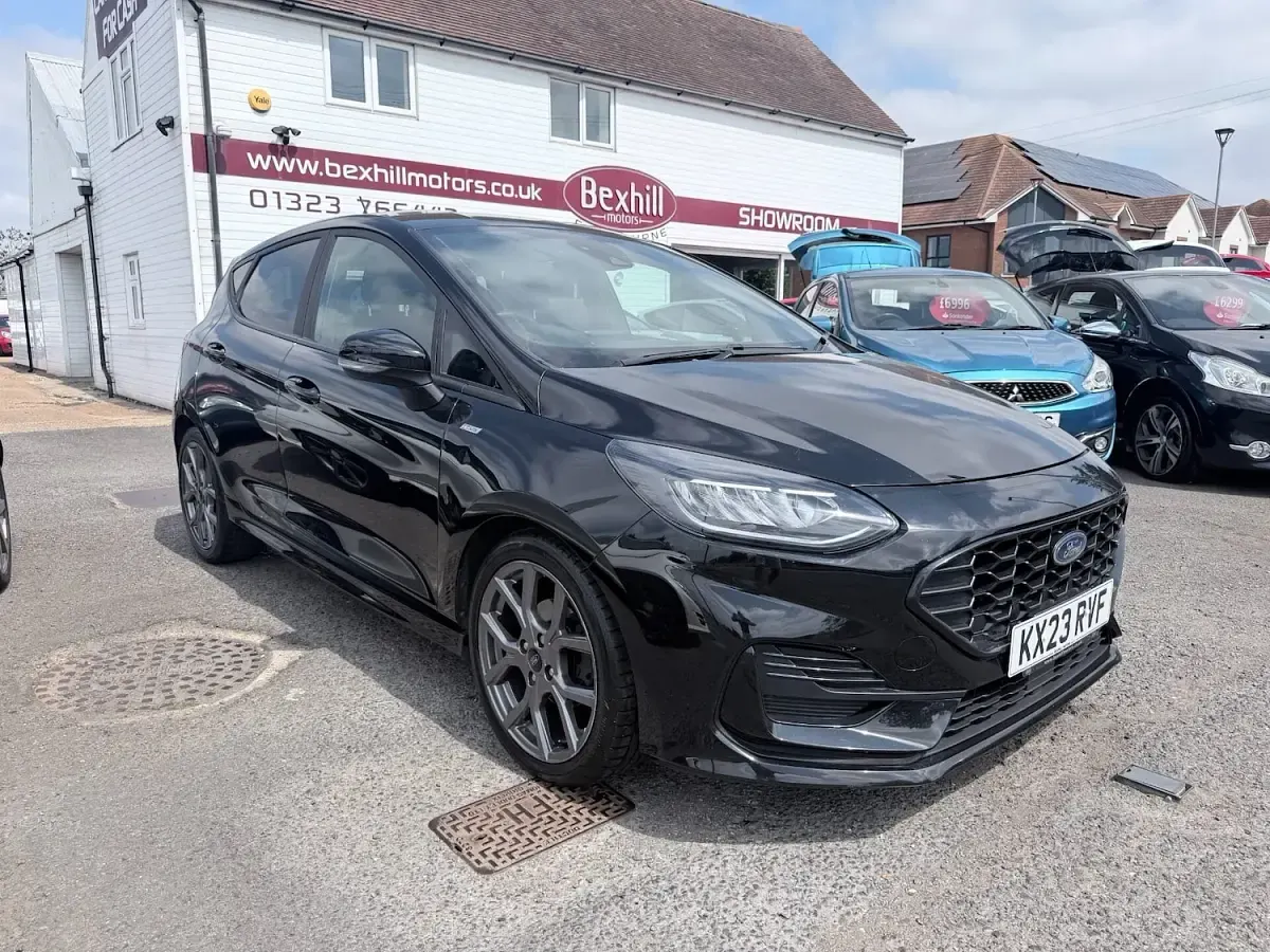 Used Ford Fiesta ST-Line 100 HP (73 kW) 2023 Black Hatchback