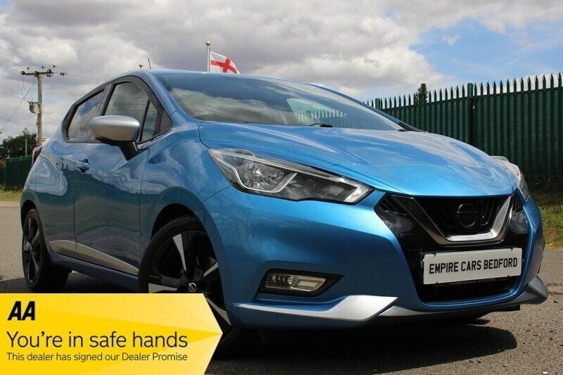 Blue Used 2017 Nissan Micra N-Connecta Hatchback | £6,290 (Fair price) - Image 1/3