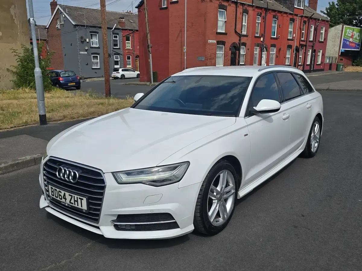 Used Audi A6 S-Line 2014 White Estate