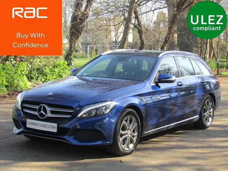 Used Mercedes C220 Premium 170 HP (125 kW) 2015 Blue Estate