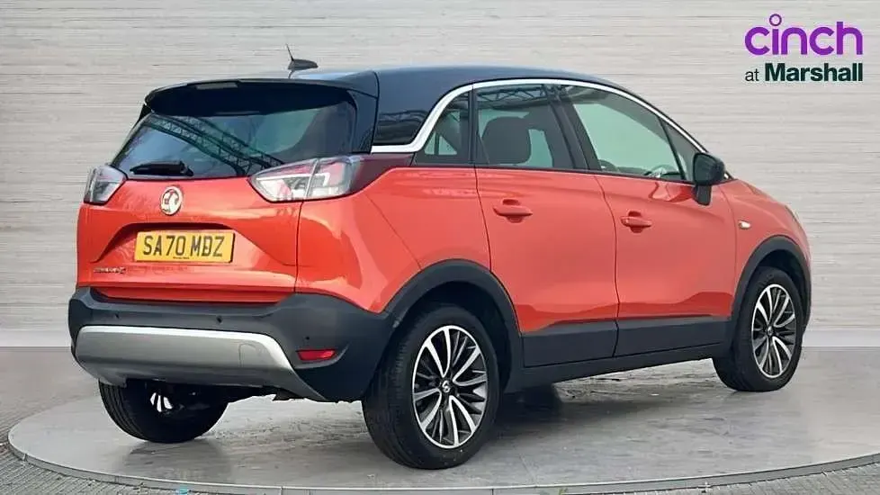 Second-hand Vauxhall Crossland X Elite 110 CP (80 kW) 2020 Portocaliu SUV