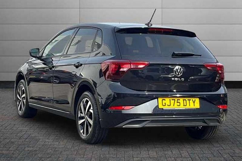 Used VW Polo Match 95 HP (69 kW) 2025 Black Hatchback