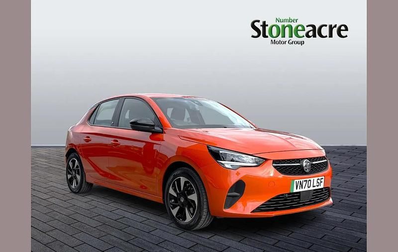 Used Vauxhall Corsa-e 100 kW (136 HP) 2020 Orange Hatchback