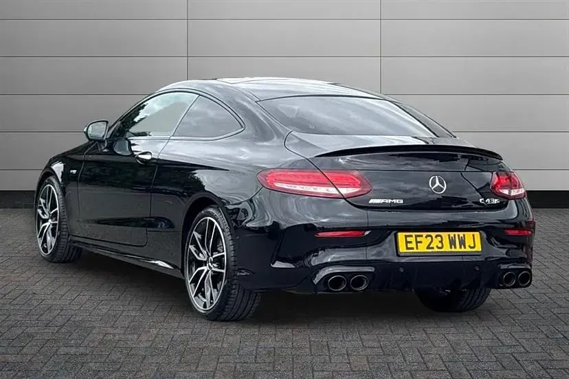 Used Mercedes C43 AMG Premium Plus 390 HP (286 kW) 2023 Obsidian black Coupe