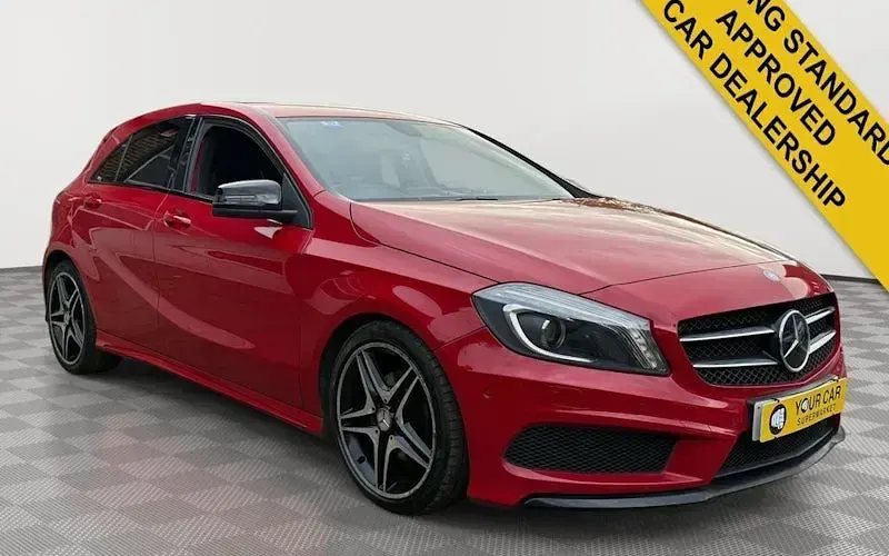 Used Mercedes A200 AMG 136 HP (100 kW) 2013 Red Hatchback