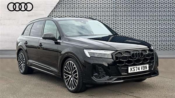 Black Used 2025 Audi Q7 Comfort SUV | £70,944 - Image 1/4