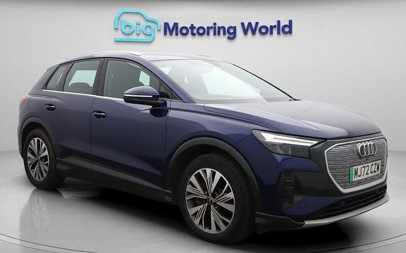 Blue Used 2022 Audi Q4 e-tron Sport SUV | £24,966 (Good price) - Image 1/4