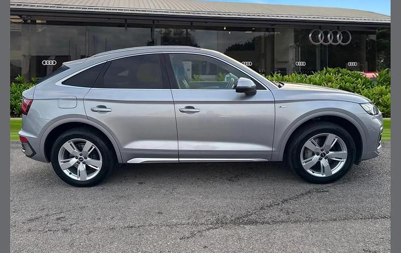 Used Audi Q5 Sportback S-Line 295 HP (216 kW) 2021 Silver SUV