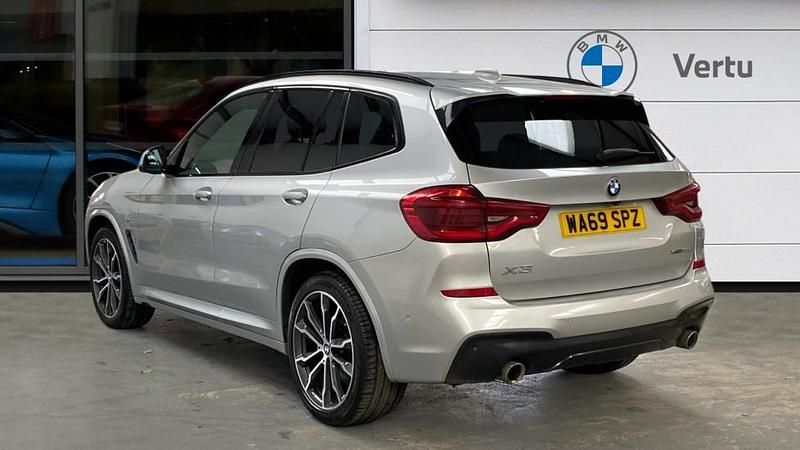 Used BMW X3 M Sport 184 HP (135 kW) 2019 Silver SUV