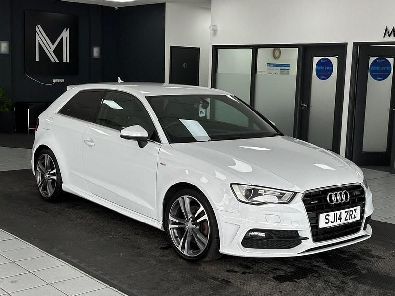 White Used 2014 Audi A3 S-Line Hatchback | £9,995 (Fair price) - Image 1/4