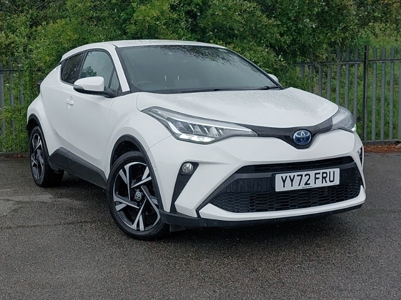 White Used 2022 Toyota C-HR Design SUV | £20,998 (Fair price) - Image 1/4