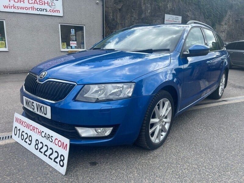 Blue Used 2015 Skoda Octavia Elegance Estate | £5,995 (Expensive) - Image 1/4