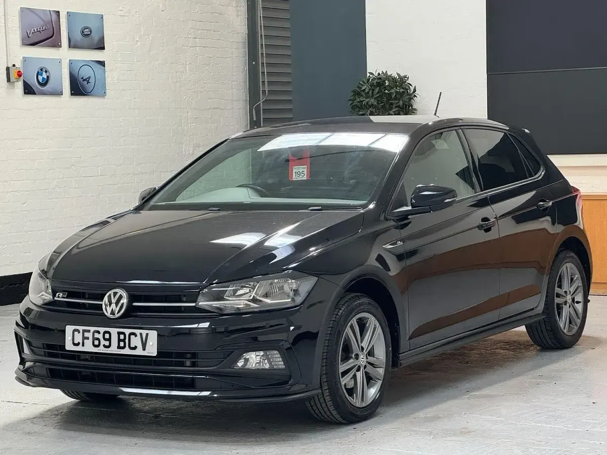 Used VW Polo R-line 115 HP (84 kW) 2020 Black Hatchback