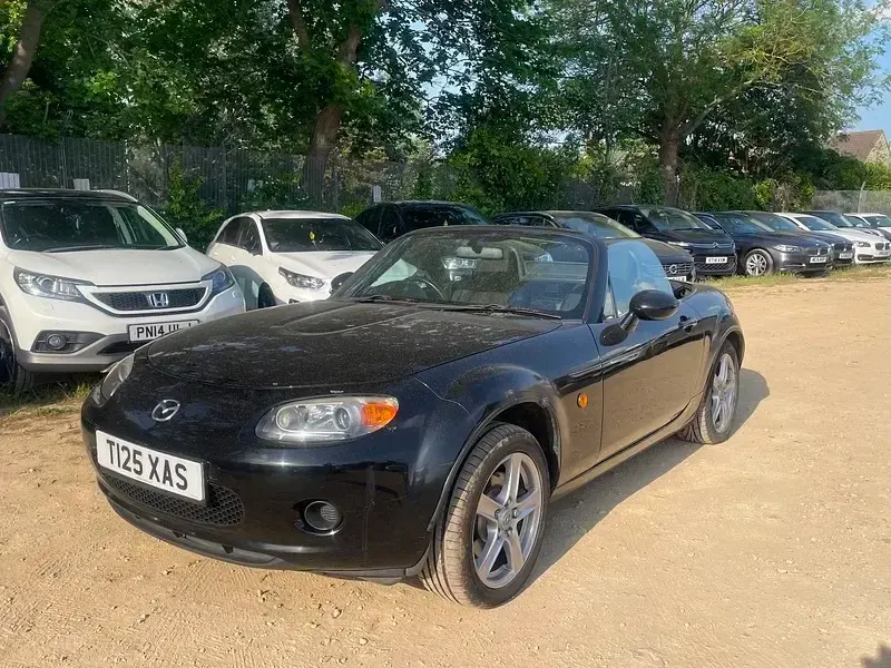 Used Mazda MX5 126 HP (92 kW) 2007 Black Cabriolet