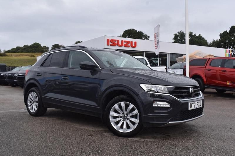Grey Used 2021 VW T-Roc SE SUV | £12,482 (Good price) - Image 1/3