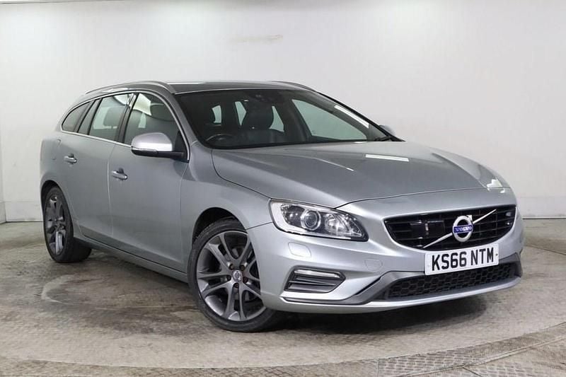 Silver Used 2016 Volvo V60 R-Design Estate | £7,375 (Fair price) - Image 1/4
