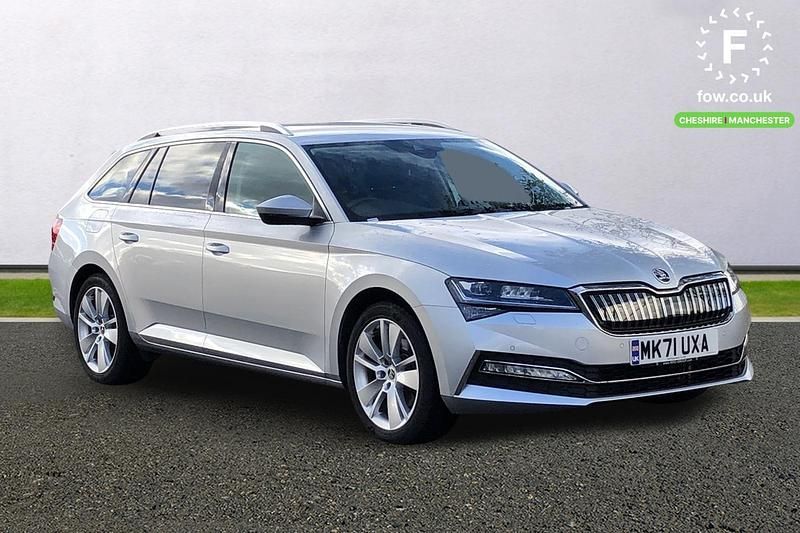 Silver Used 2021 Skoda Superb SE L Estate | £18,899 (Fair price) - Image 1/4