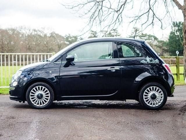 Used Fiat 500 Lounge 85 HP (62 kW) 2014 Black Hatchback
