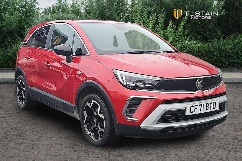 Used Vauxhall Crossland Elite 110 HP (80 kW) 2021 Red SUV