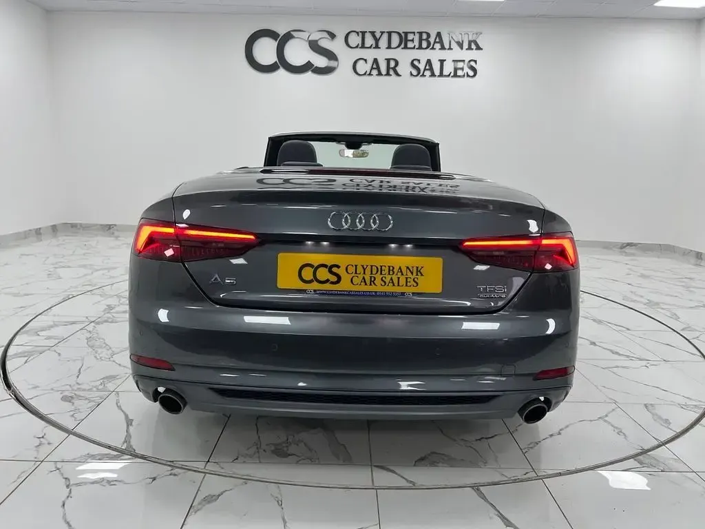 Used Audi A5 Cabriolet S-Line 2018 Grey Cabriolet