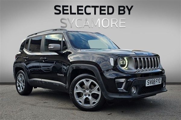 Black Used 2018 Jeep Renegade Limited SUV | £9,995 (Fair price) - Image 1/1