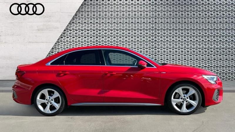 Used Audi A3 S-Line 150 HP (110 kW) 2020 Red Sedan