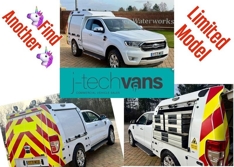 Used Ford Ranger Limited 2021 White Pickup