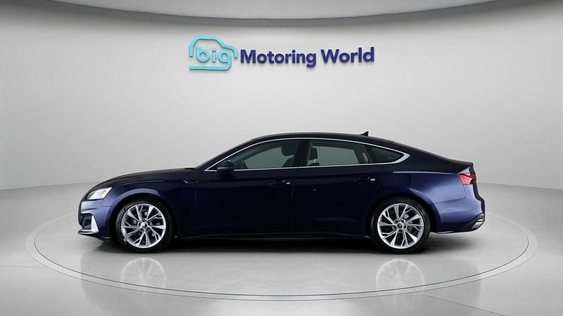 Used Audi A5 Sportback Sport 150 HP (110 kW) 2023 Blue Hatchback