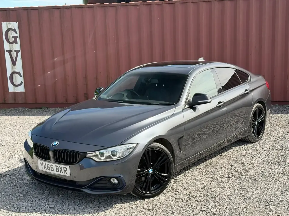 Begagnad BMW 418 Sport Line 2016 Grå Sportkupé