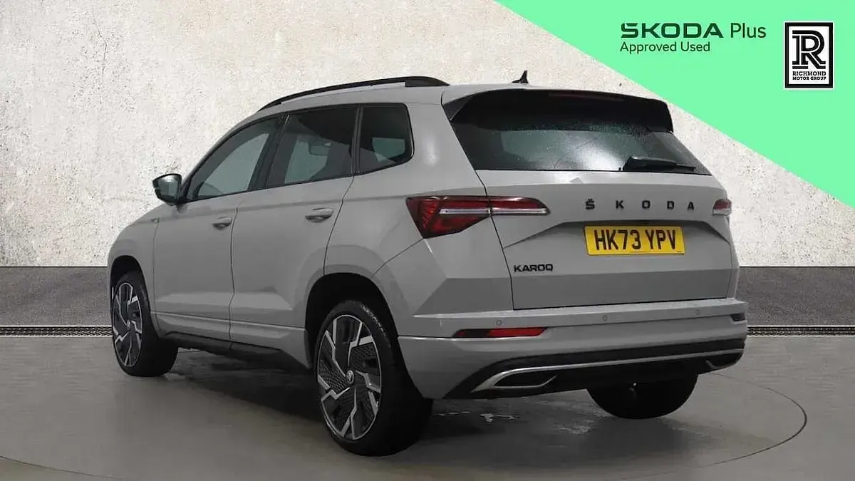 Used Skoda Karoq SportLine 150 HP (110 kW) 2024 Grey SUV
