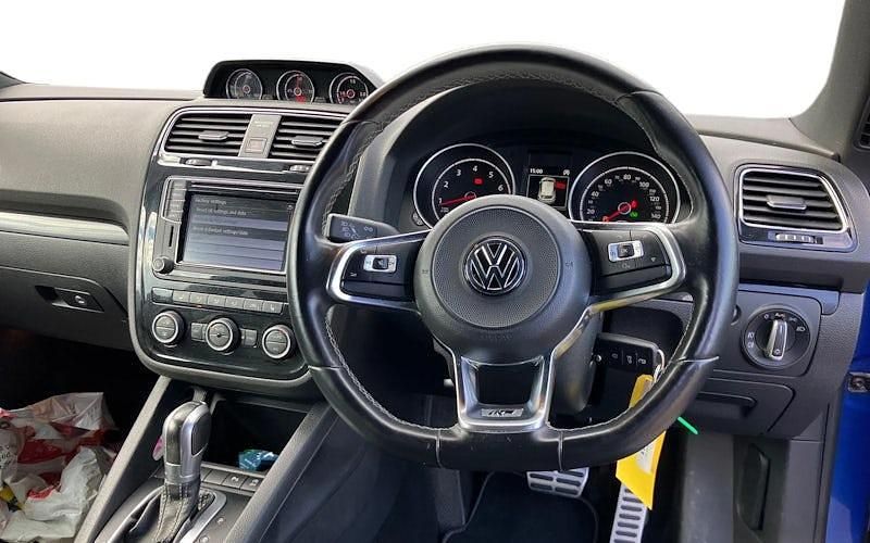 Used VW Scirocco R-line 179 HP (131 kW) 2017 Blue Coupe