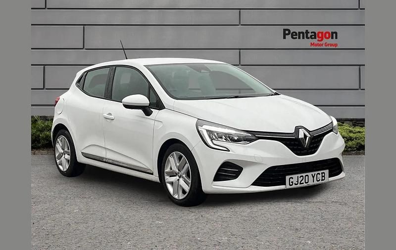 Used Renault Clio V Play 71 HP (52 kW) 2020 White Hatchback