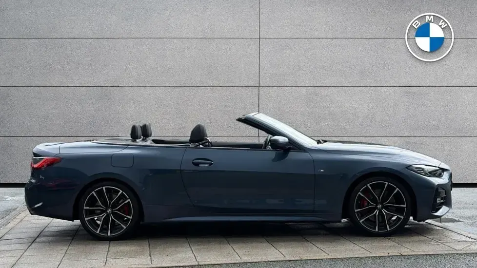 Usado BMW 420 M Sport 192 HP (141 kW) 2021 Azul Cabrios